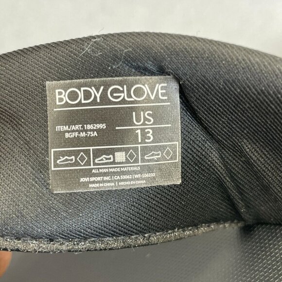 Body Glove Men's Size 13 Black Thong Flip Flops Sandals - Picture 4 of 5